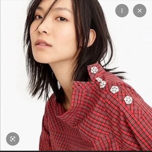 J. Crew Silver Floral Brooch Trio